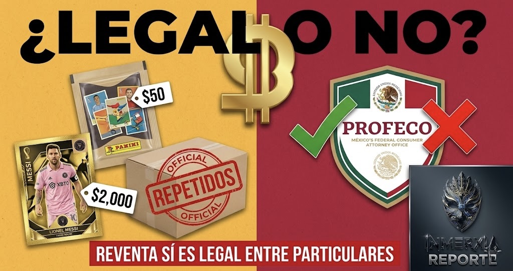 ¿Es legal vender estampas Panini Mundial 2026 con sobreprecio? Profeco