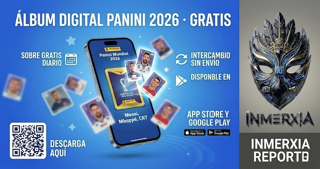 Álbum digital Panini Mundial 2026: cómo descargarlo y obtener sobres gratis
