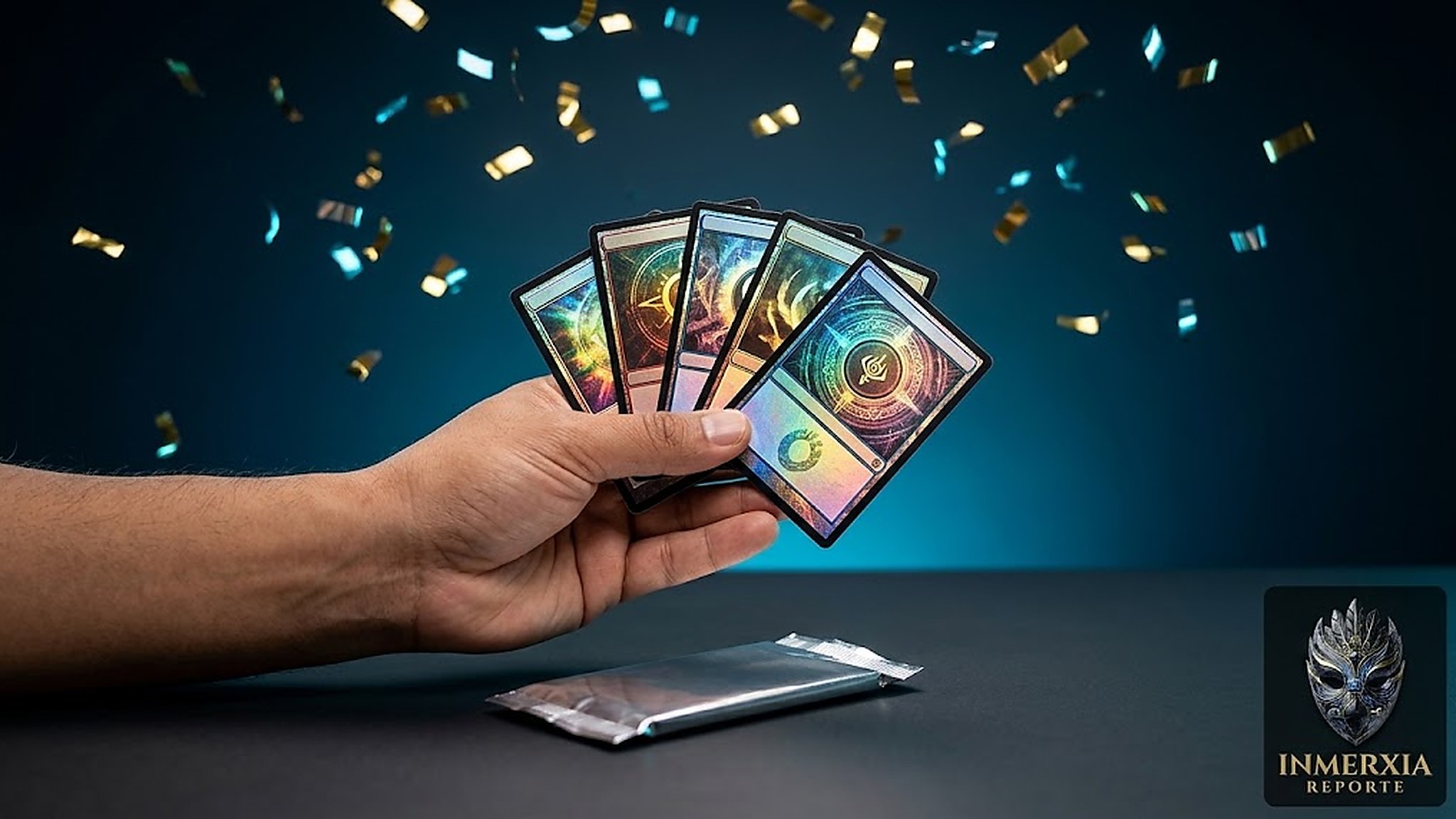 Cartas coleccionables recién abiertas del set 30th Celebration, lanzado el 16 de septiembre de 2026 en todo el mundo.