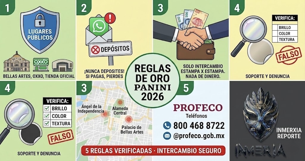 Cómo intercambiar estampas Panini Mundial 2026 sin que te estafen