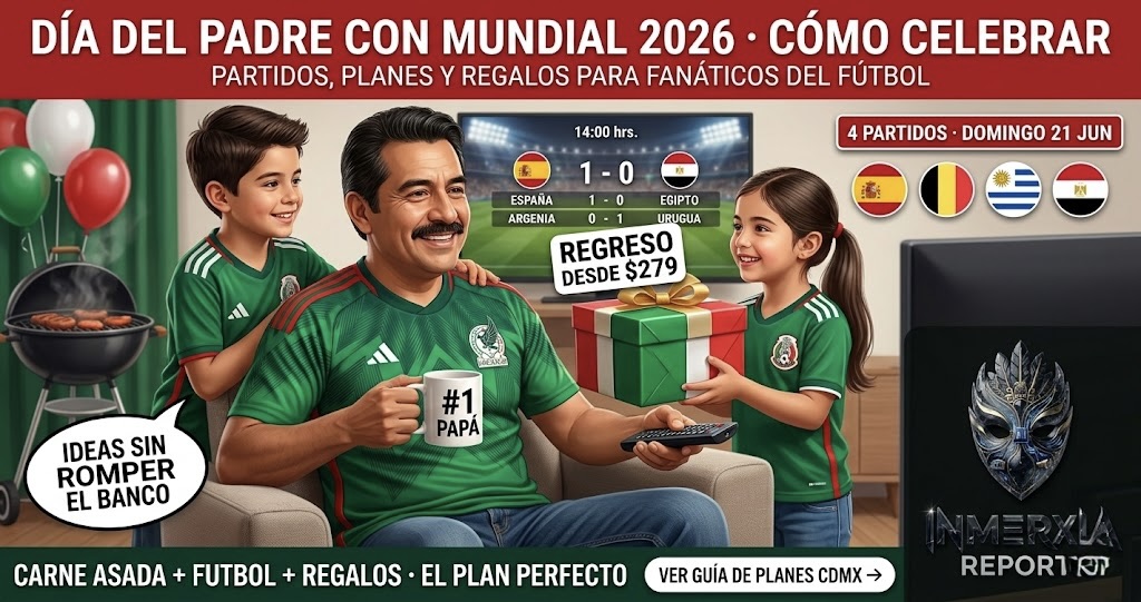 ¿Cómo celebrar el Día del Padre con el Mundial 2026? Partidos, planes y regalos