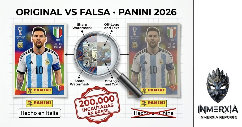 Estampas Panini Mundial 2026: cómo saber si son originales o falsas