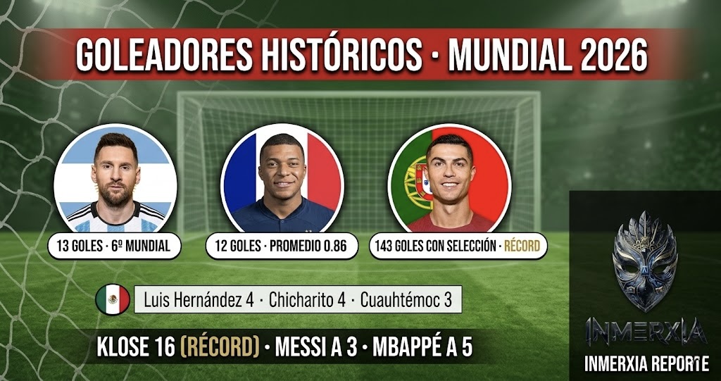 Goleadores históricos del Mundial 2026: ¿quiénes sí juegan este?