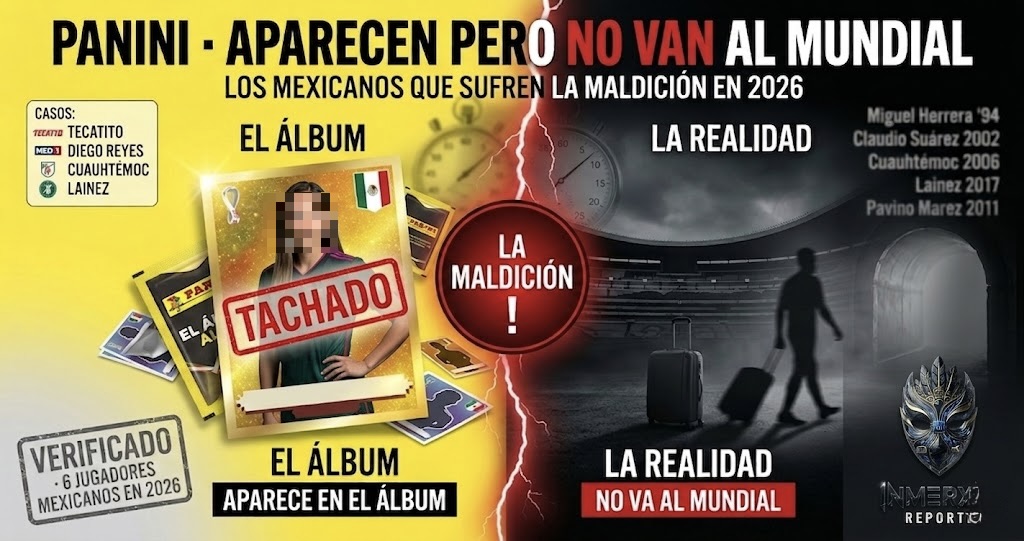 La maldición de las figuritas del Mundial · los mexicanos que se quedaron afuera
