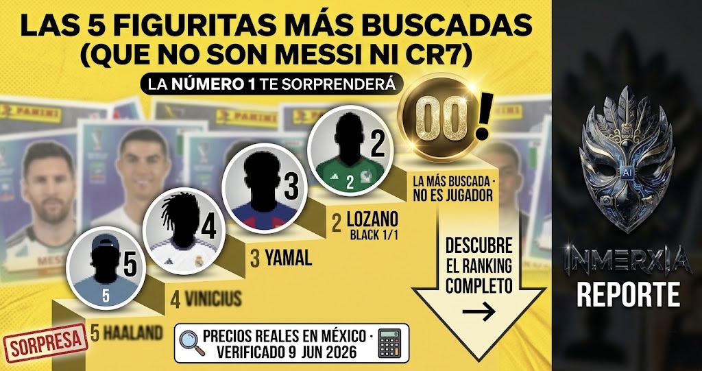 5 figuritas del Mundial 2026 más buscadas que NO son Messi ni Cristiano